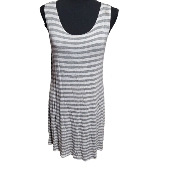 Olivia Rae Maxi Dress White/Gray sz XL - Picture 1 of 3
